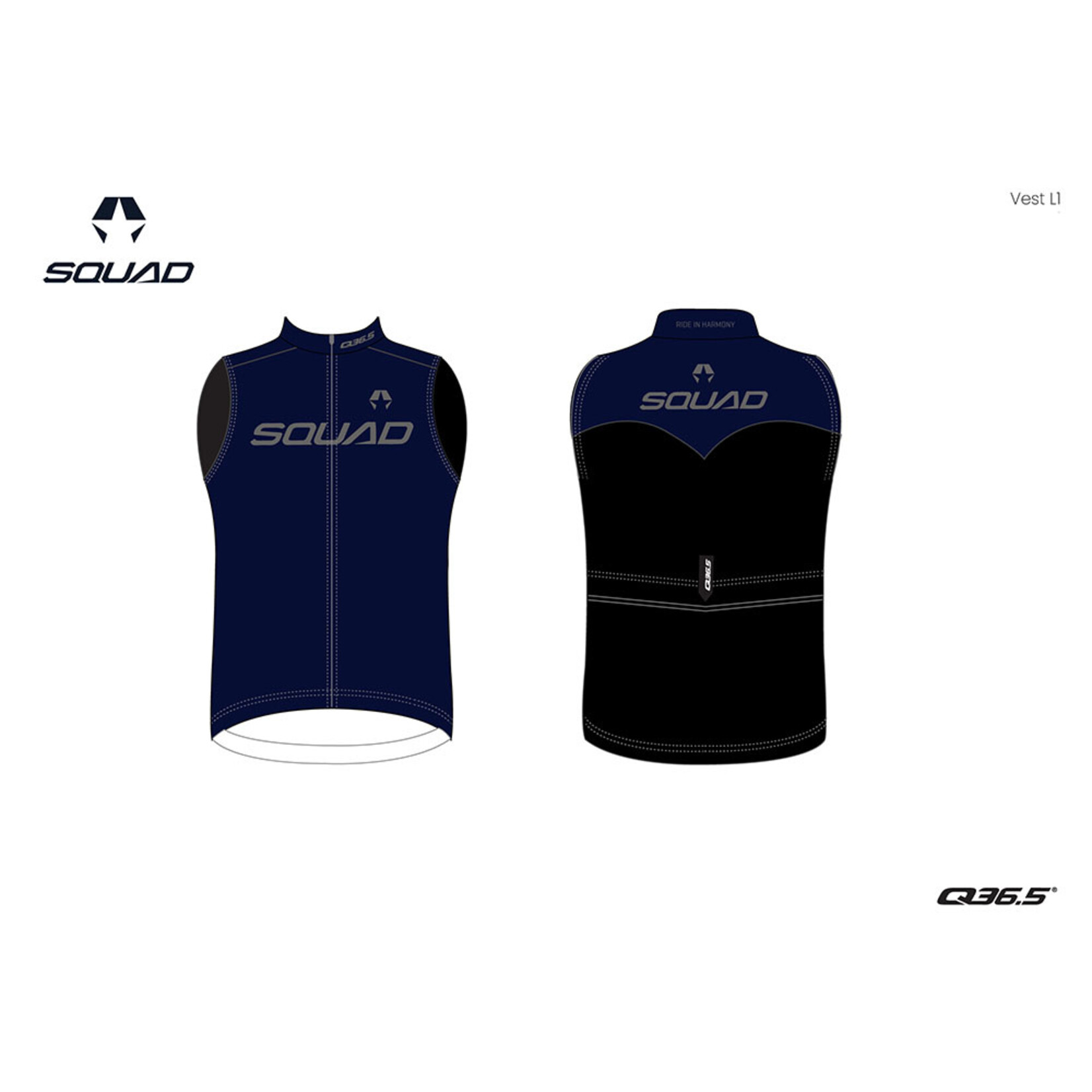 Q36.5 Pro Cycling Team Vest by Q36-5
