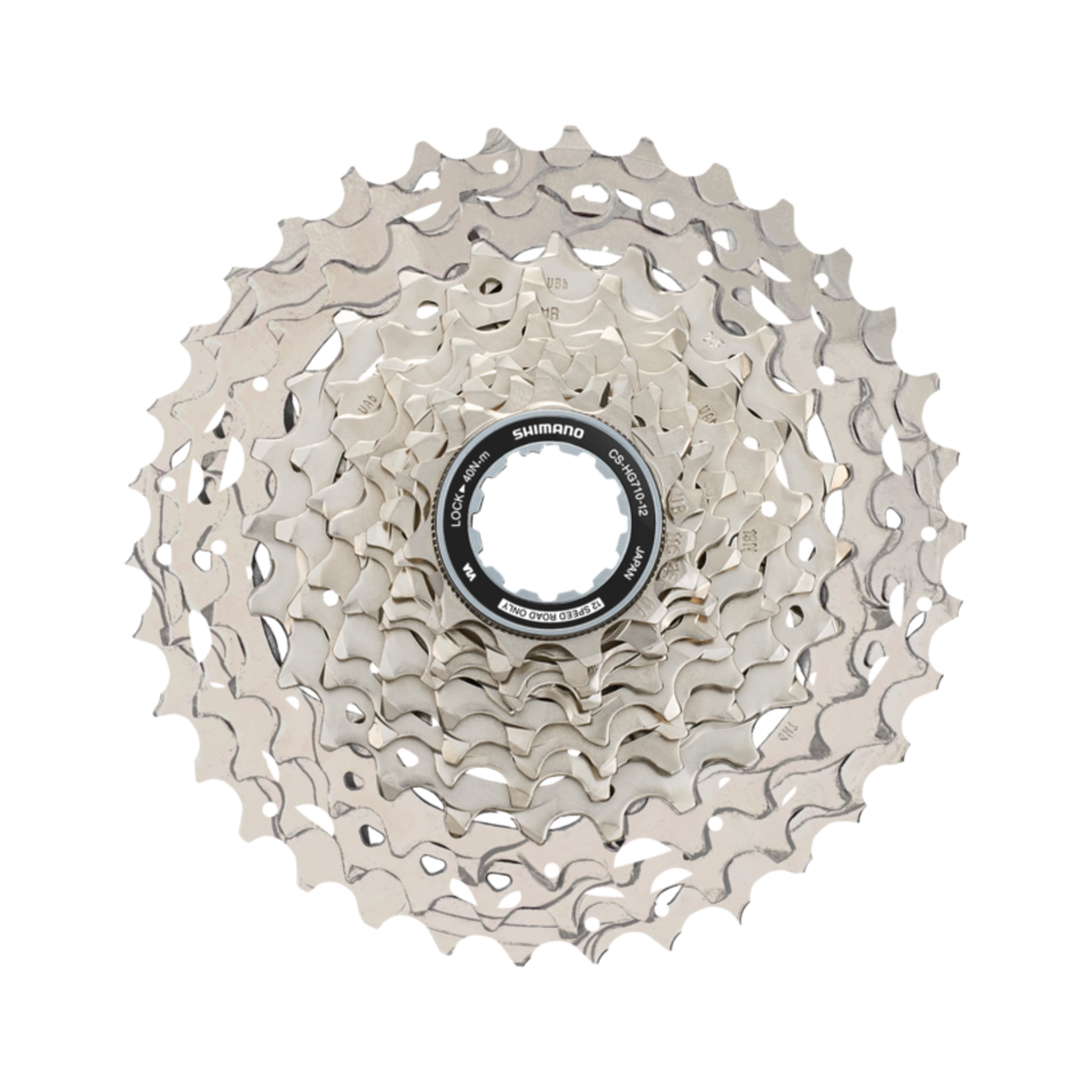 SHIMANO CASSETTE SPROCKET, CS-HG710-12,12-SPEED, 11-12-13-14-15-17-19-21-24-28-32-36