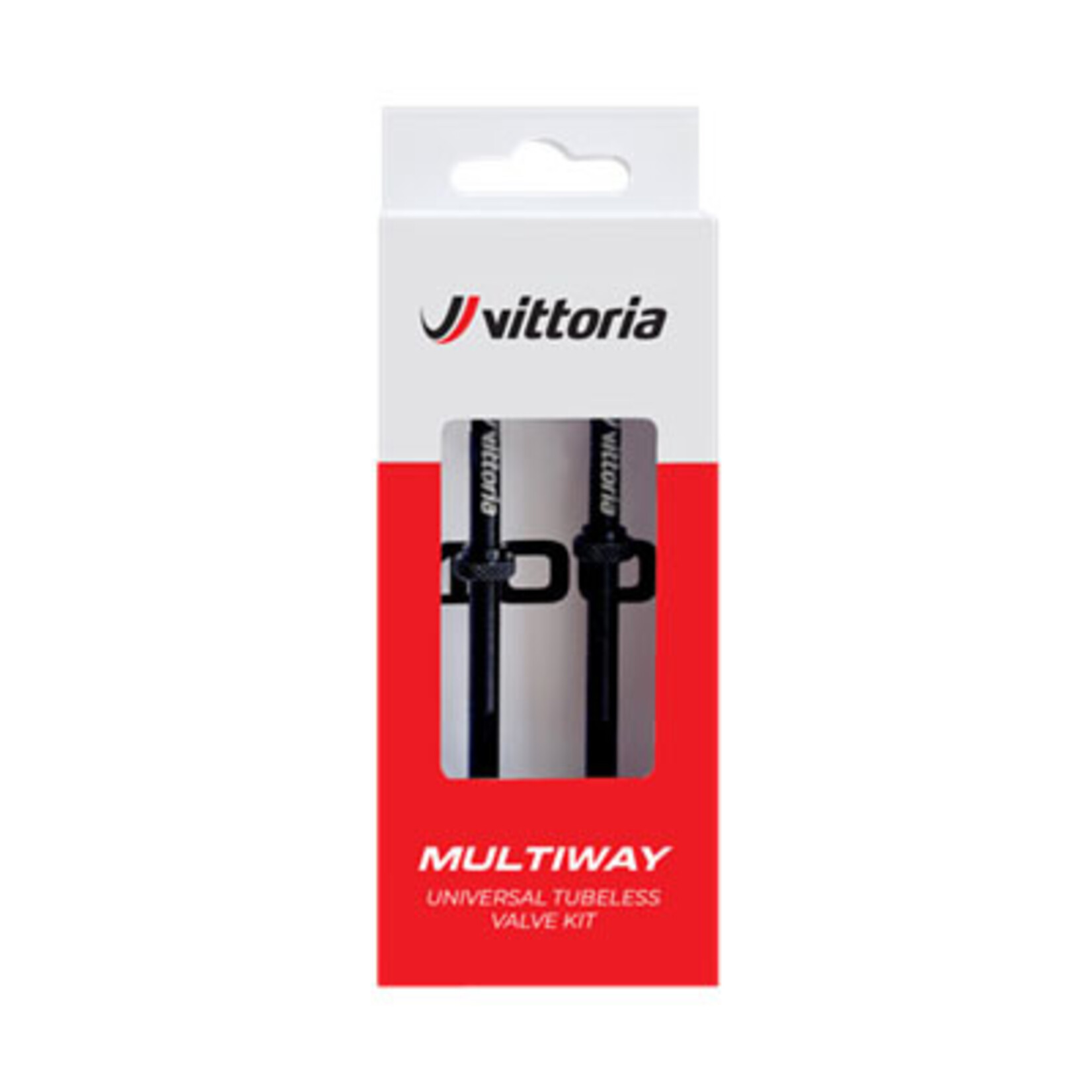 VITTORIA VITTORIA MULTIWAY TUBELESS VALVE ALLOY BLACK (2 PCS)