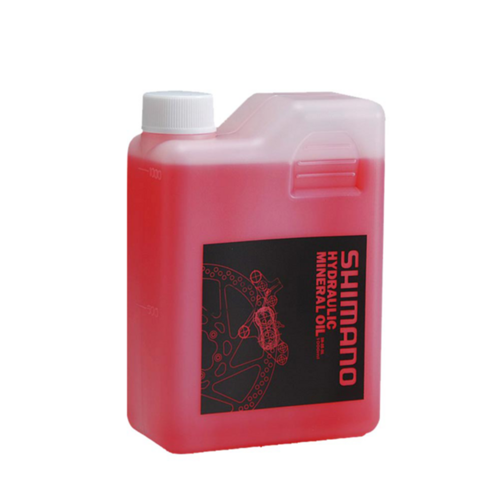 SHIMANO HYDRAULIC DISC BRAKE OIL (MINERAL OIL), SM-DBOIL, FOR SHIMANO DISC BRAKE, 1000ml