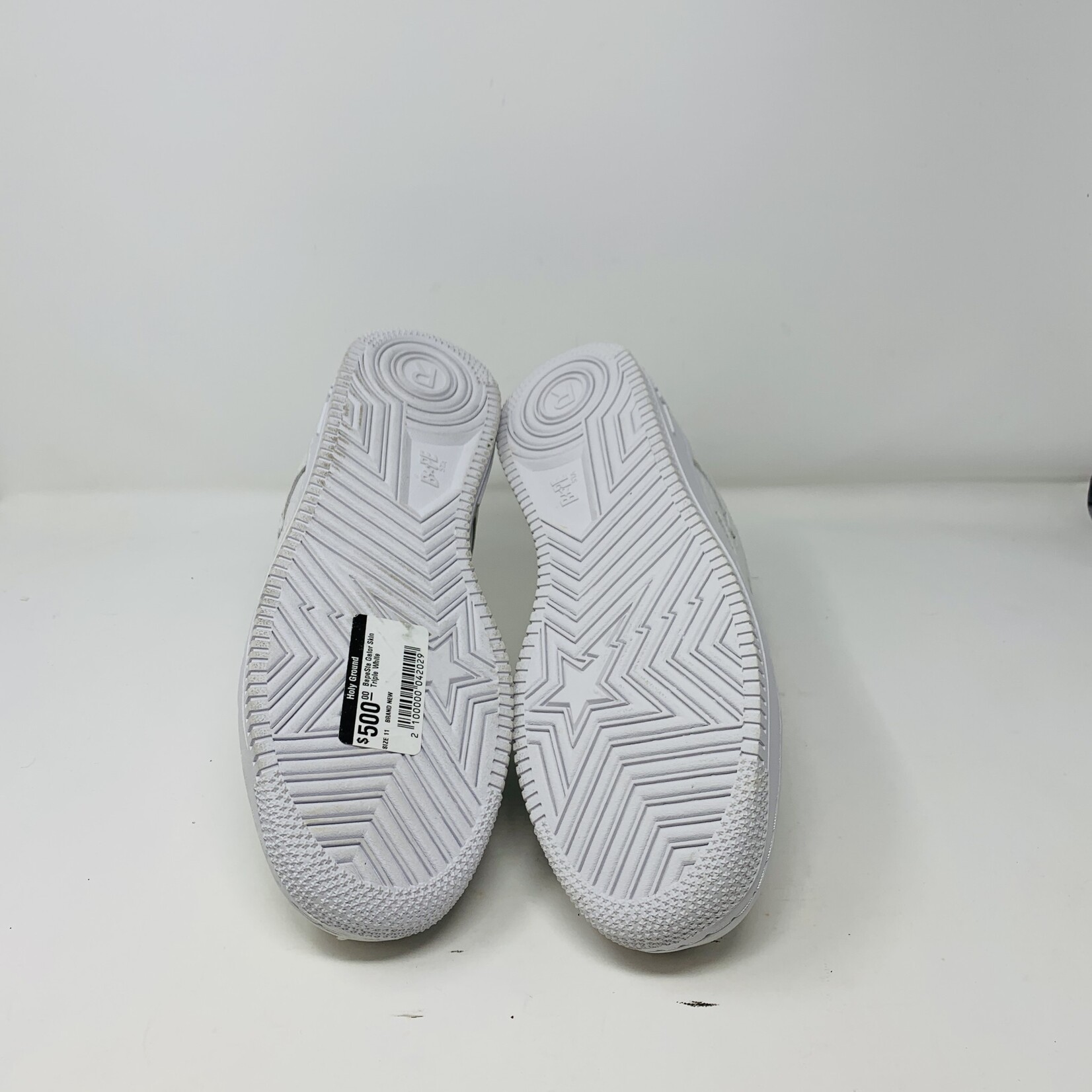 Bape BapeSta Gator Skin Triple White