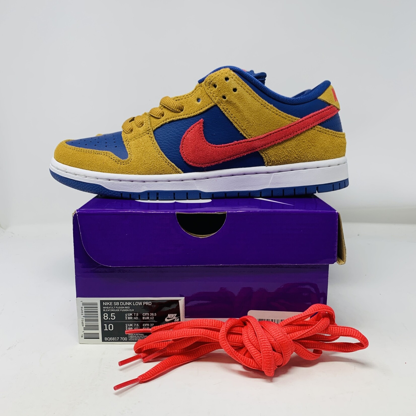 独特の上品 NikeSB Dunk Low Pro Wheat and Purple - ストリート