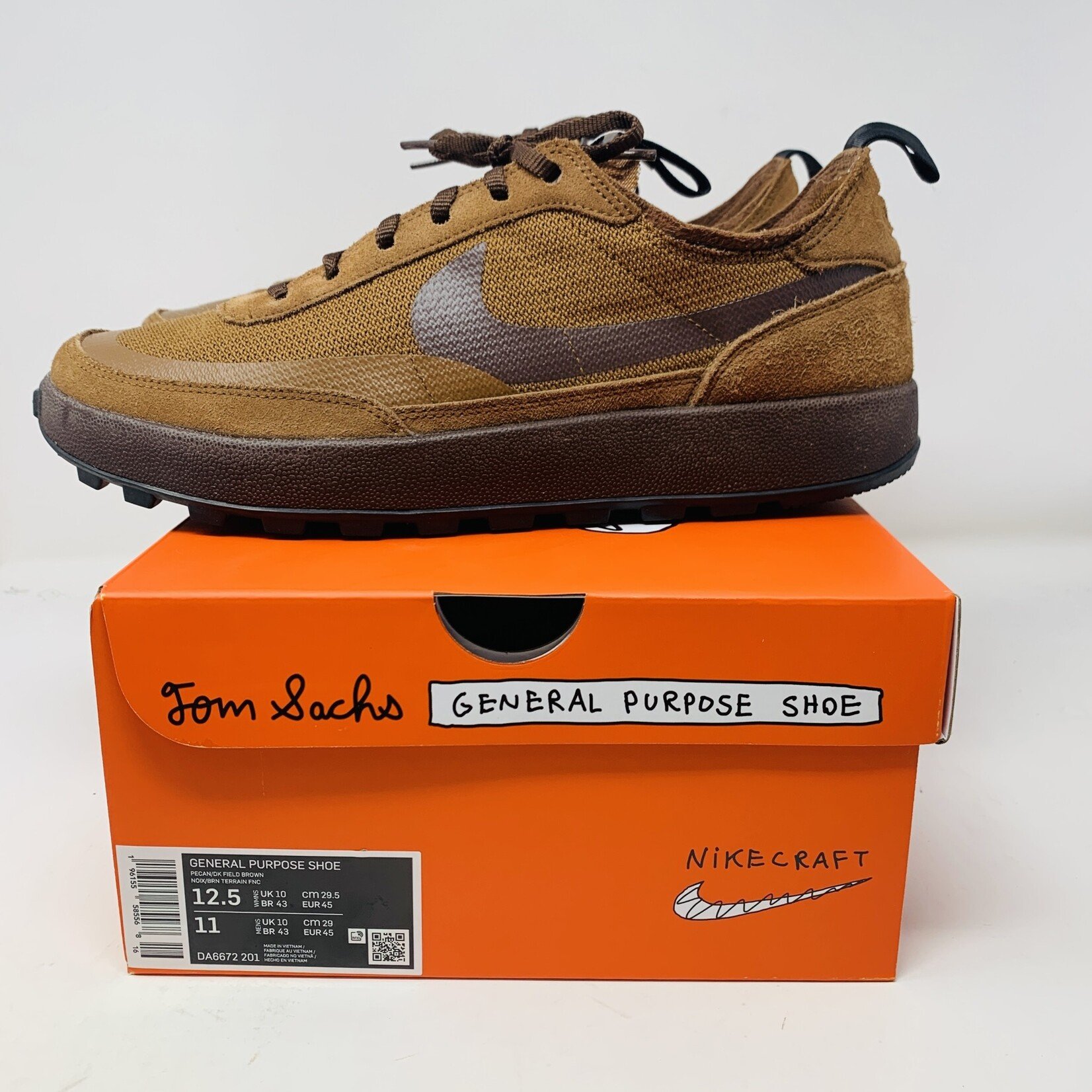 NikeCraft General Purpose Shoe Tom Sachs Field Brown - DA6672-201 - US