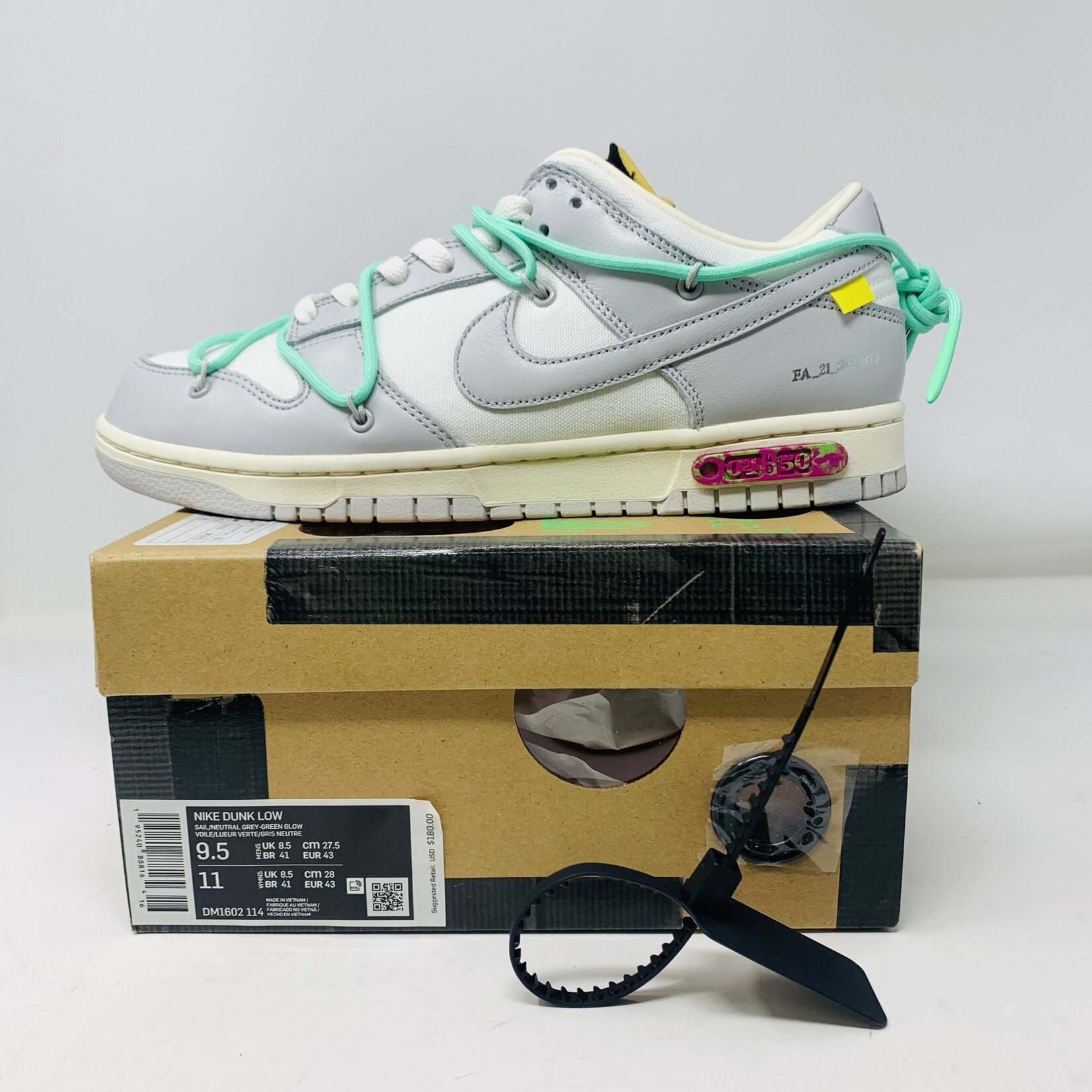 Nike Dunk Low Off-White Lot 4 - Holy Ground Sneaker Shop - Buy