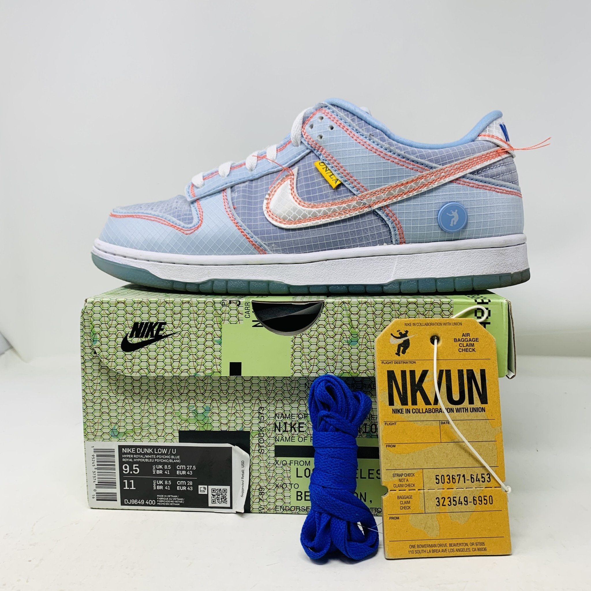 UNION NIKE DUNK LOW ARGON 27.5 - 靴/シューズ