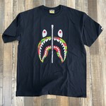 Bape Bapesta 20th Anniversary Camo Shark Tee Black