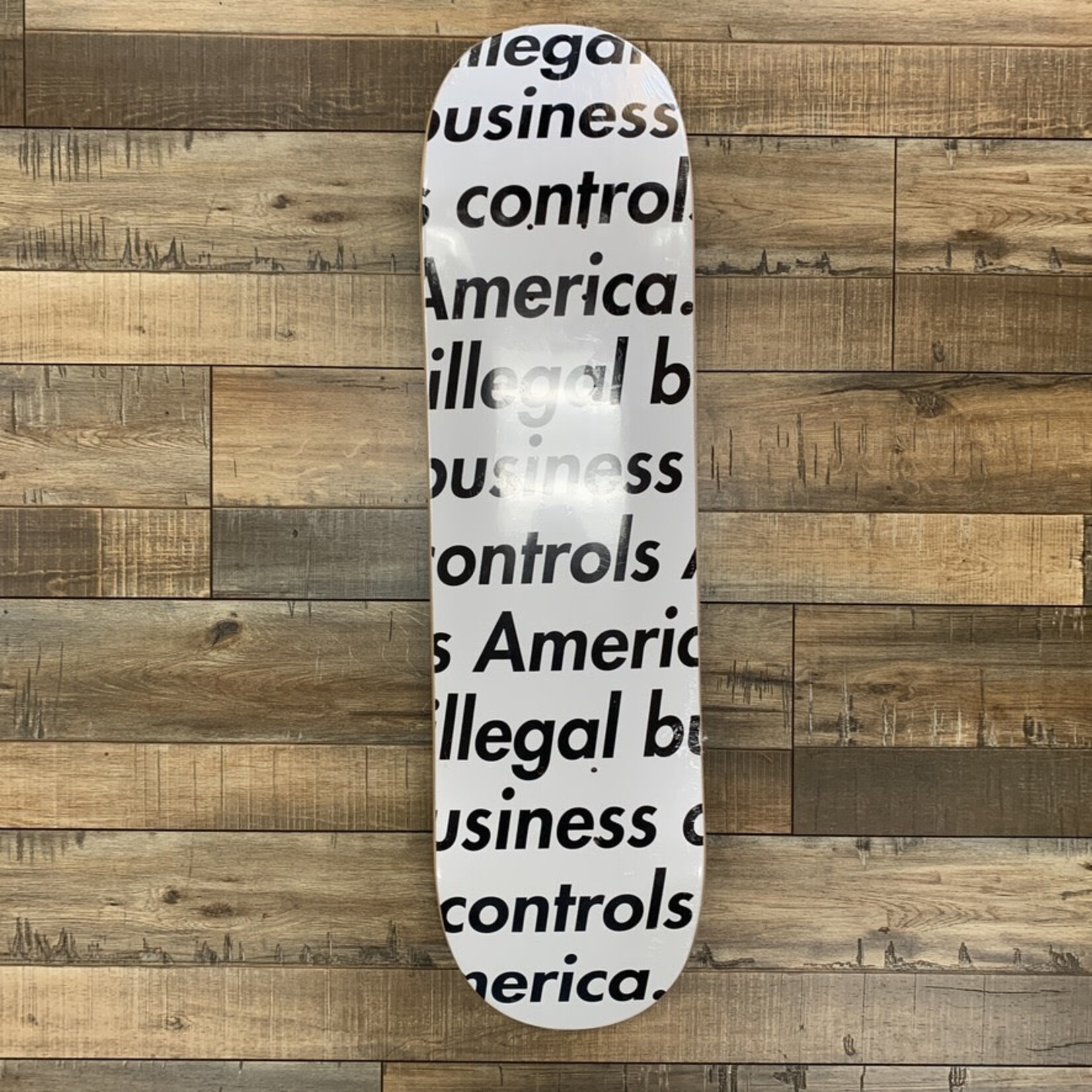 Supreme Illegal Business Skateboard Deck White - Holy Ground