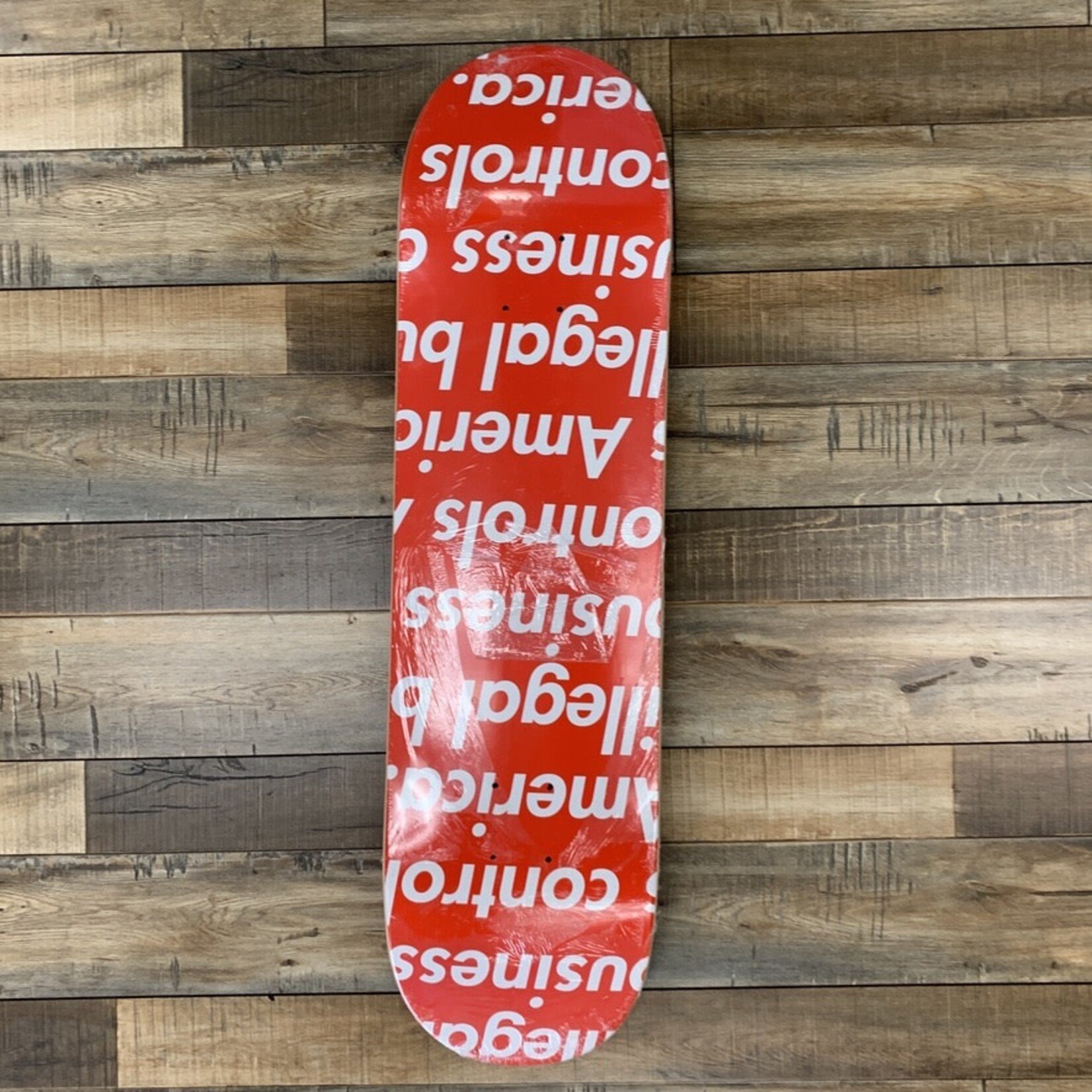 Supreme Illegal Business Skateboard Deck Red - Holy Ground Sneaker