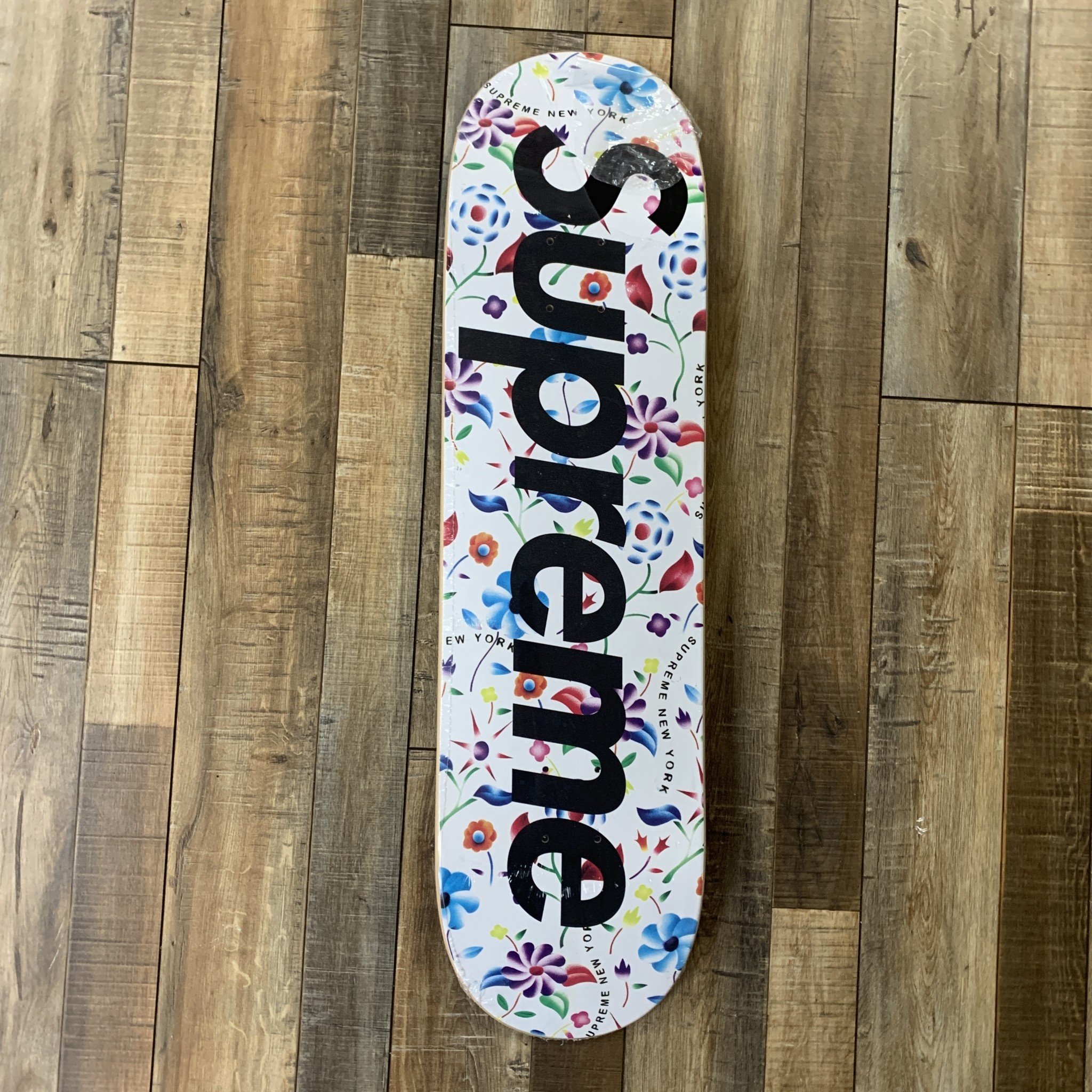 Supreme Airbrushed Floral Skateboard Deck White - Holy Ground