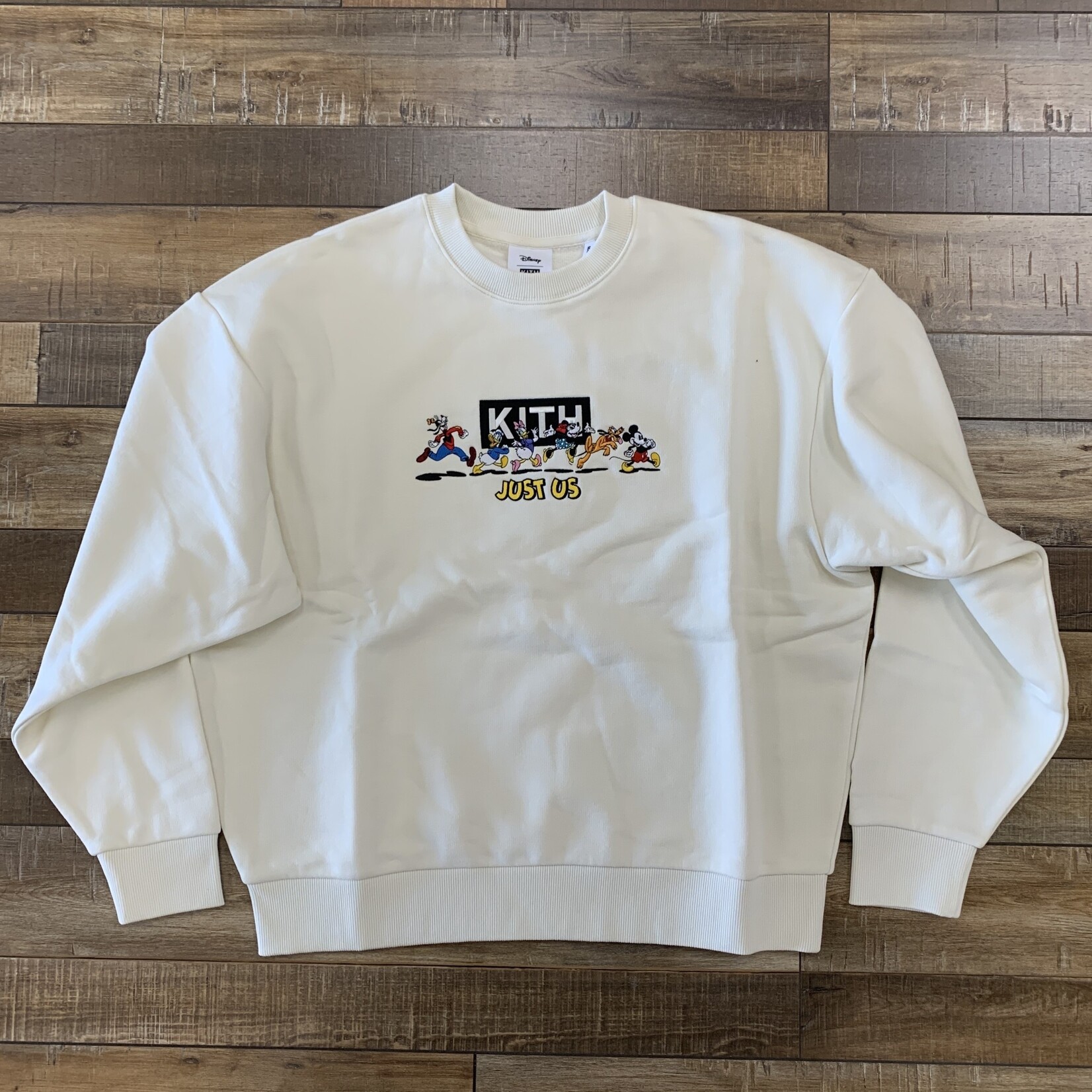 KITH Kith x Disney Mickey & Friends Family Crewneck Sandrift