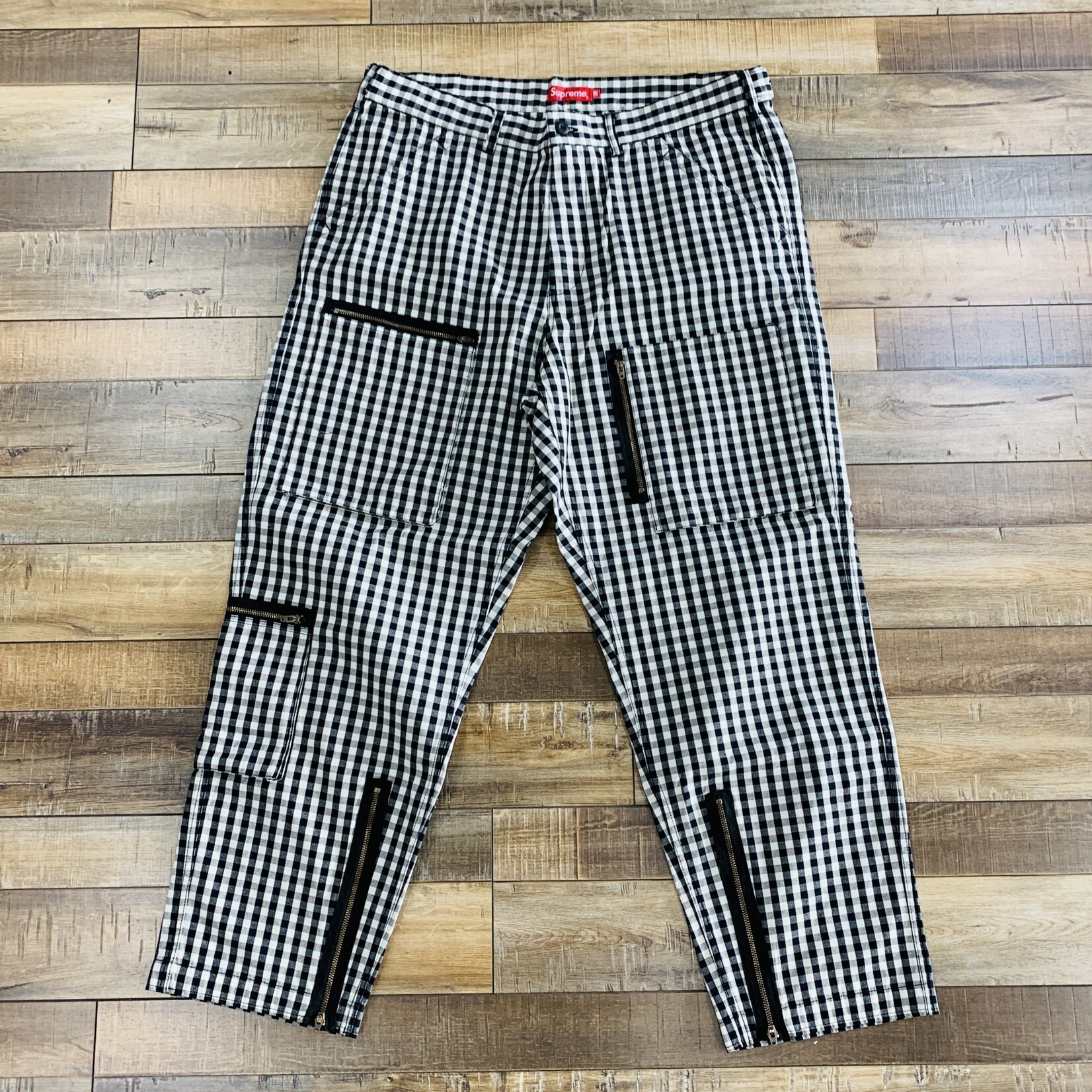 Supreme Supreme Gingham Flight Pant Black