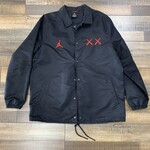 Kaws KAWS x Jordan Satin Coaches Jacket Black