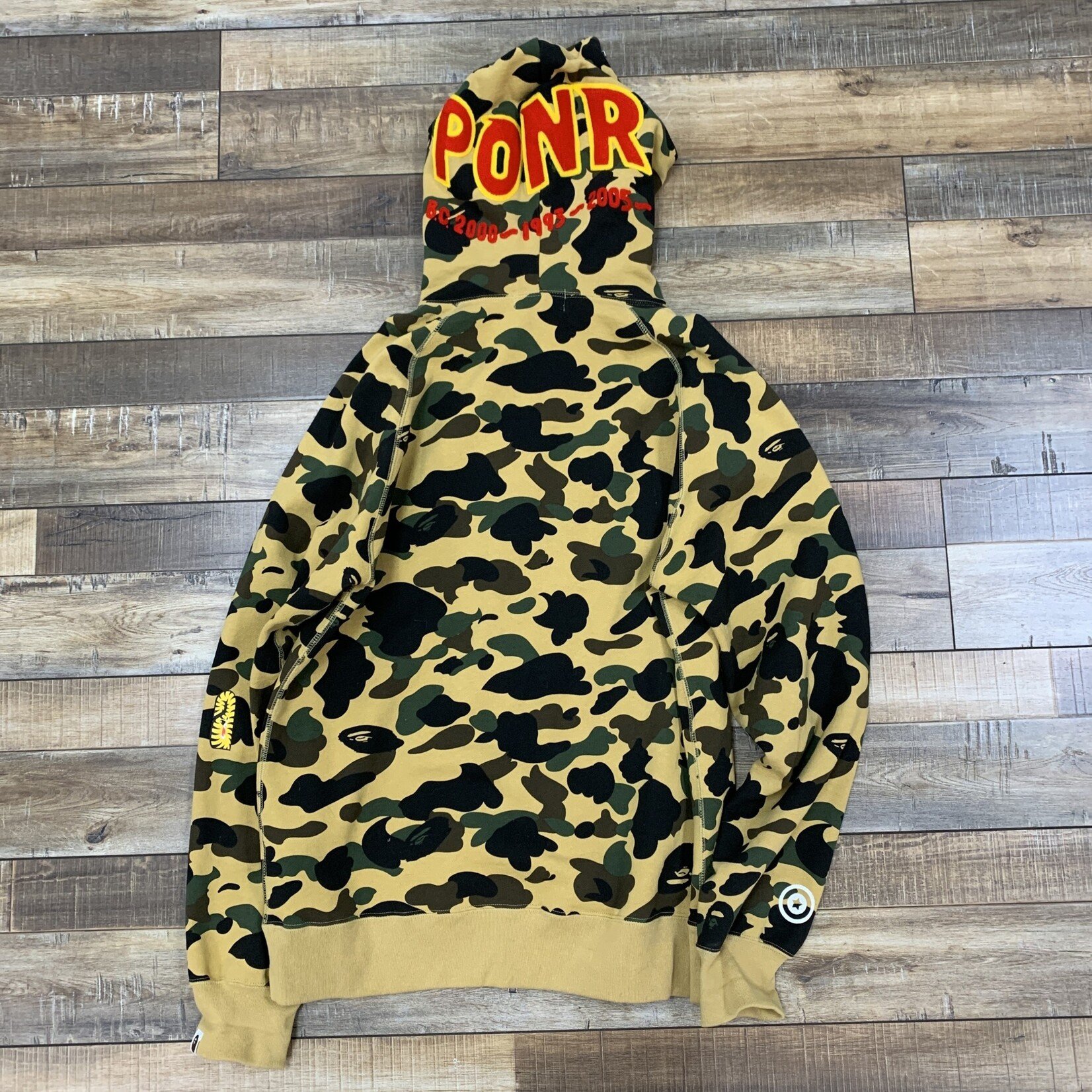 Bape Bape Camo Zipper Hoodie Pullover