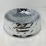 Supreme Supreme Diamond Plate Dog Bowl Silver