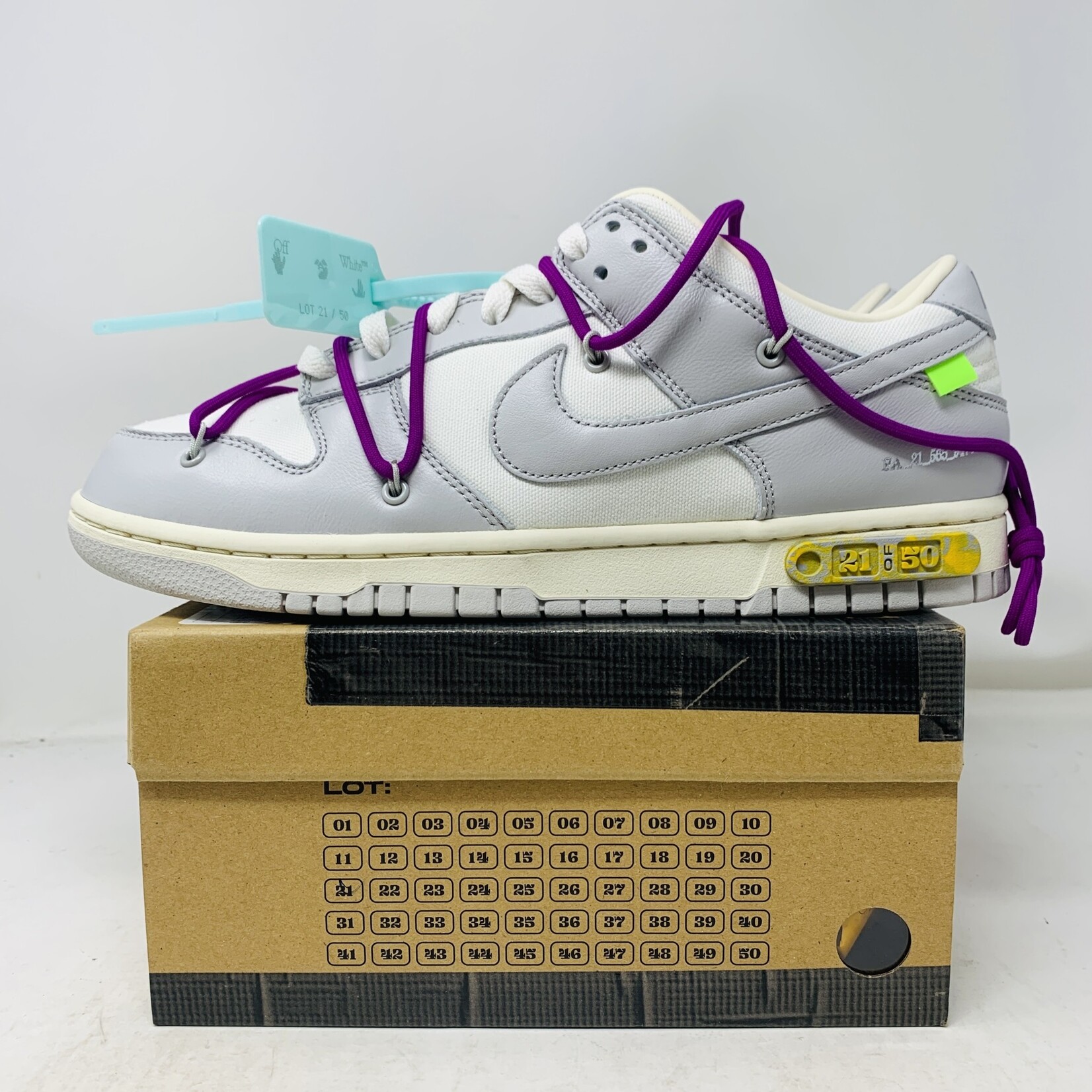 Nike Dunk Low Off-White Lot 21 - Holy Ground Sneaker Shop - Buy