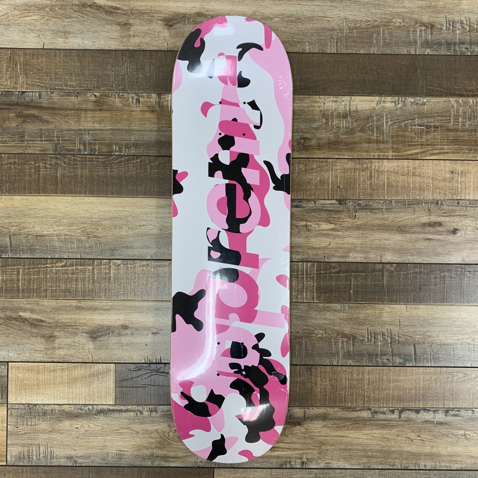 Supreme Supreme Camo Logo Skateboard Deck Pink Camo