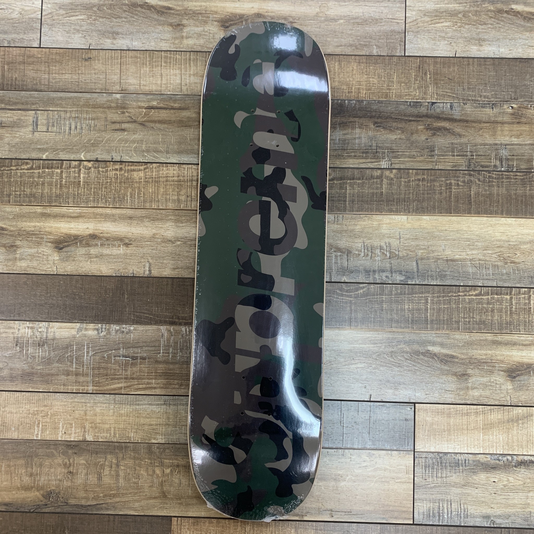 Supreme Camo Logo Skateboard Deck Woodland Camo - Holy Ground ...