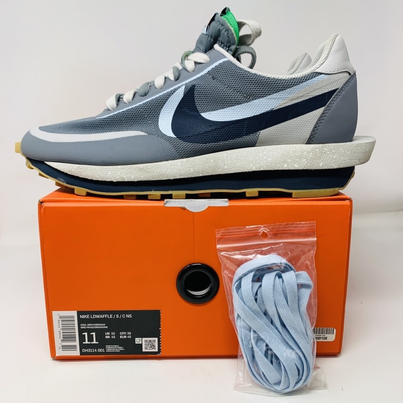 Nike Nike LD Waffle sacai CLOT Kiss of Death 2 Cool Grey