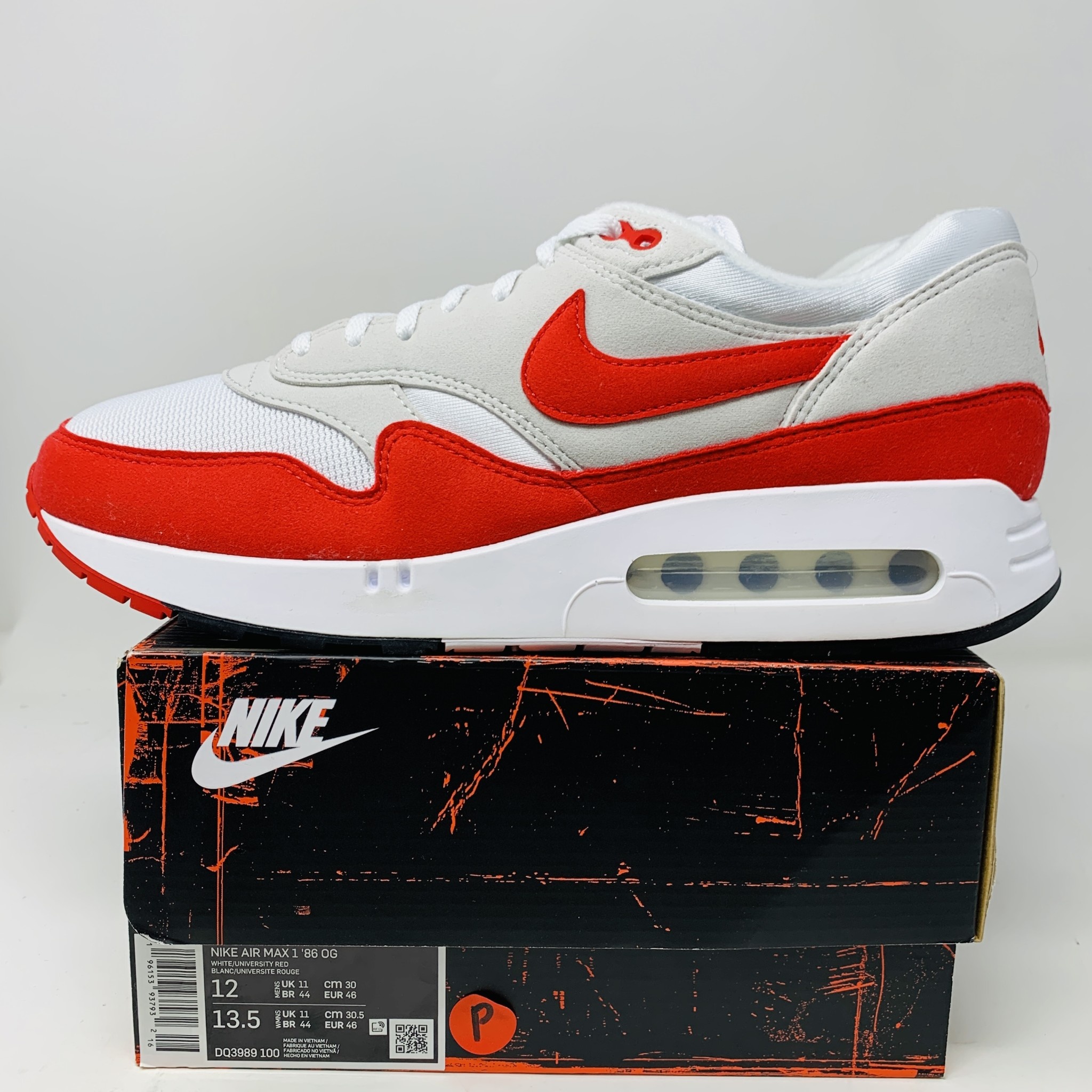 Nike Air Max 1 '86 OG Big Bubble Sport Red Holy Ground Sneaker Shop