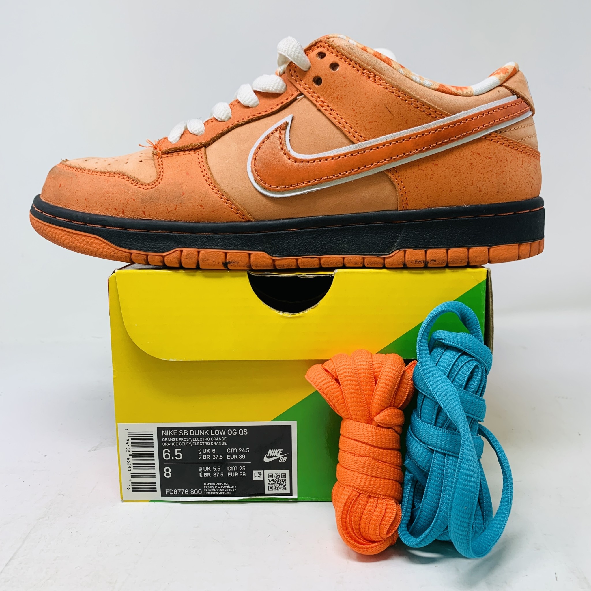 Nike SB x Concepts Dunk Low OG 'Orange Lobster' Shoes