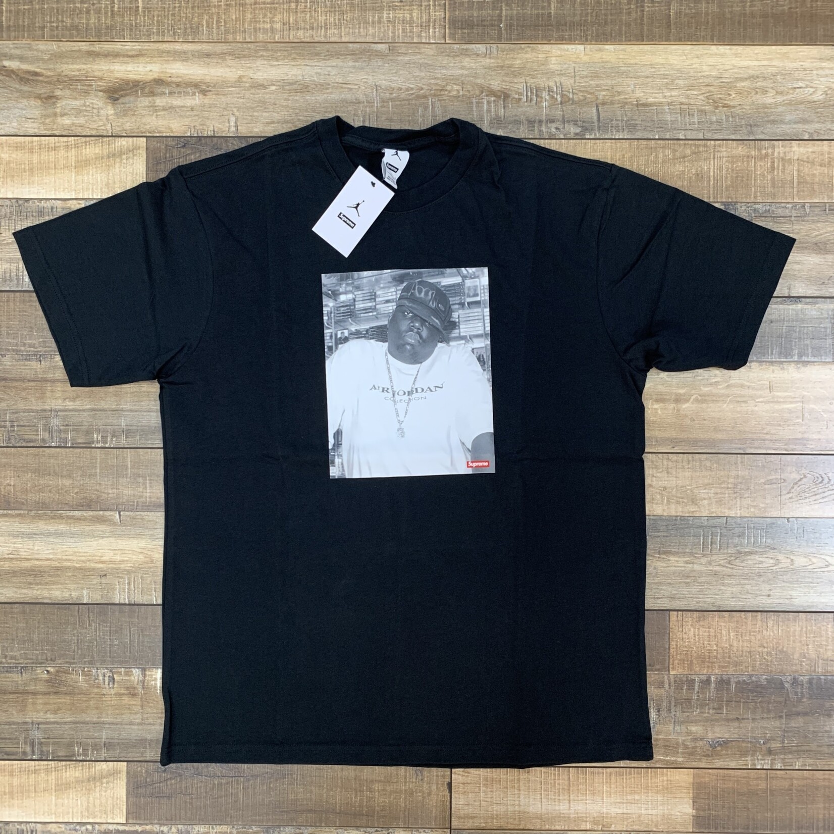 Supreme Jordan Biggie S/S Top Black - Holy Ground Sneaker Shop 