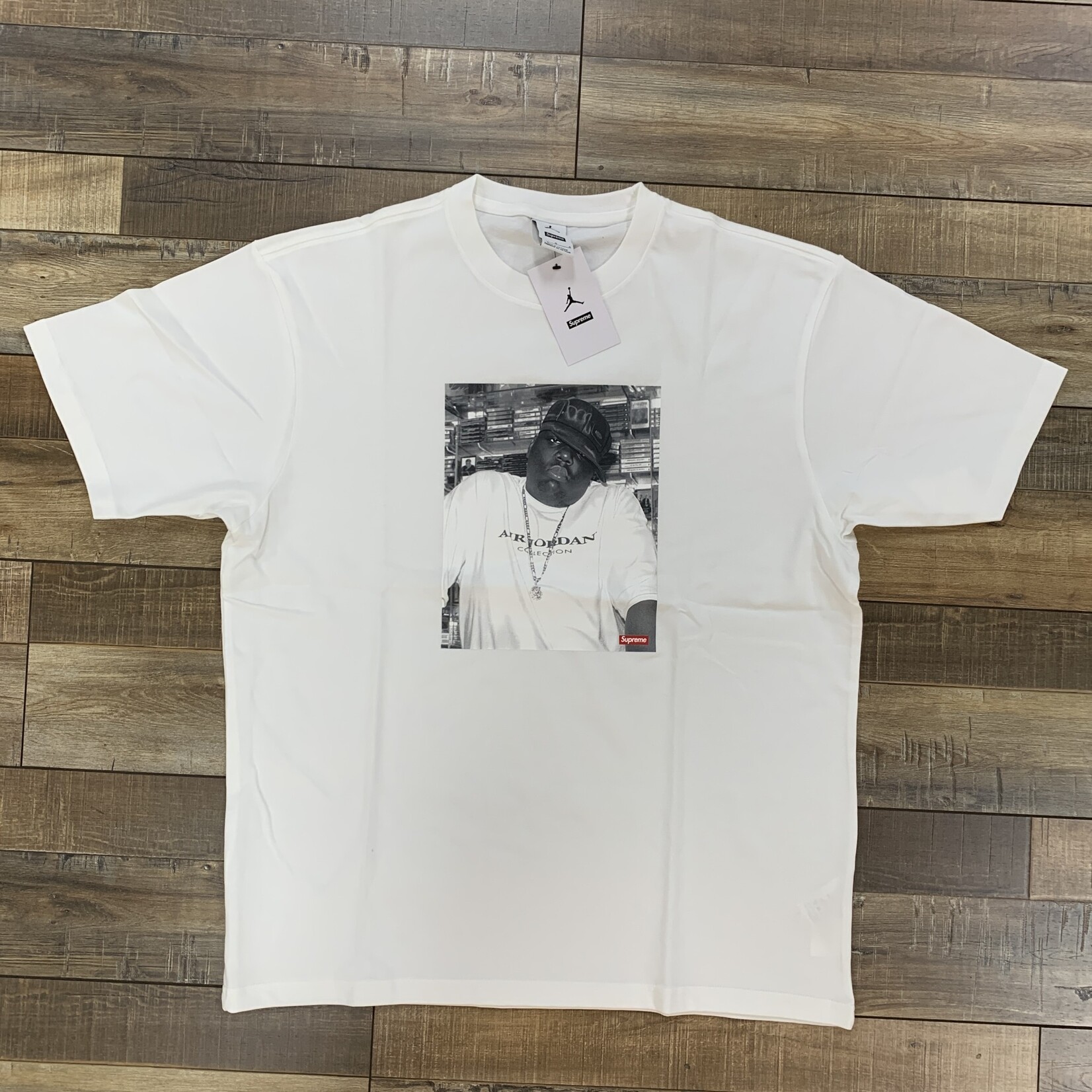 Supreme Jordan Biggie S/S Top White - Holy Ground Sneaker Shop 