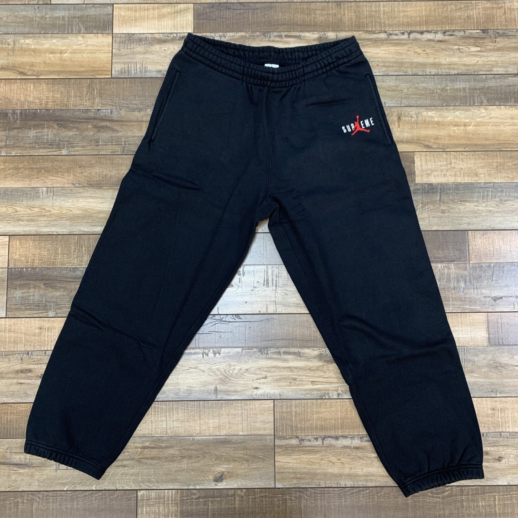 Supreme Jordan Sweatpant (FW24) Black - Holy Ground Sneaker Shop 