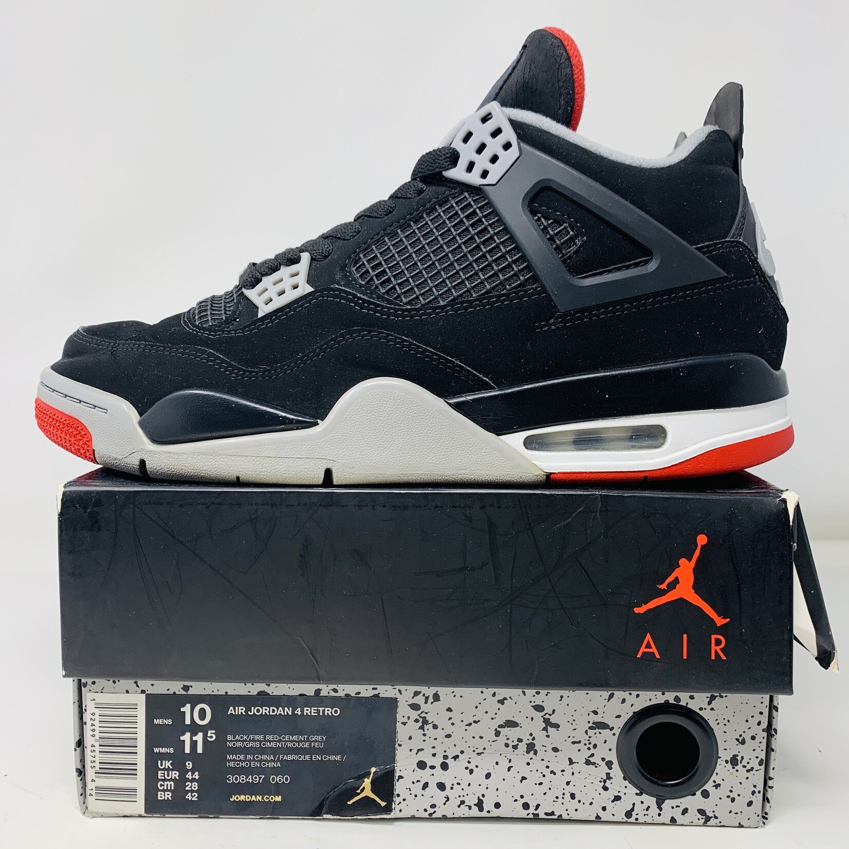 Jordan 4 Retro Bred 2019 Holy Ground Sneaker Shop Buy Sell Trade Sneakers
