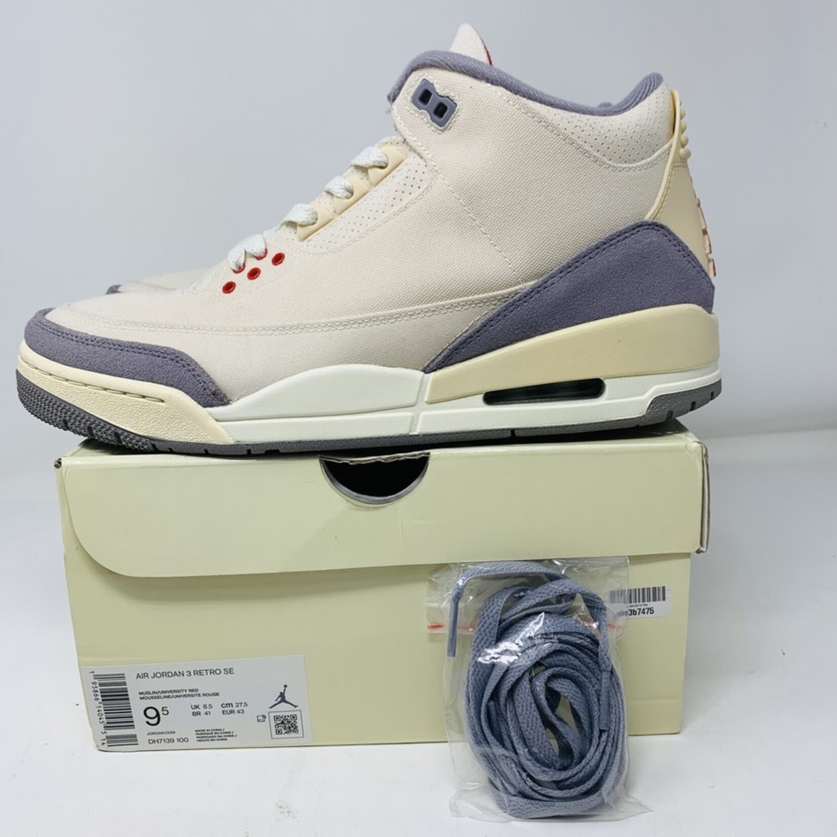 Jordan 3 Retro Muslin Holy Ground Sneaker Shop Buy Sell Trade Sneakers