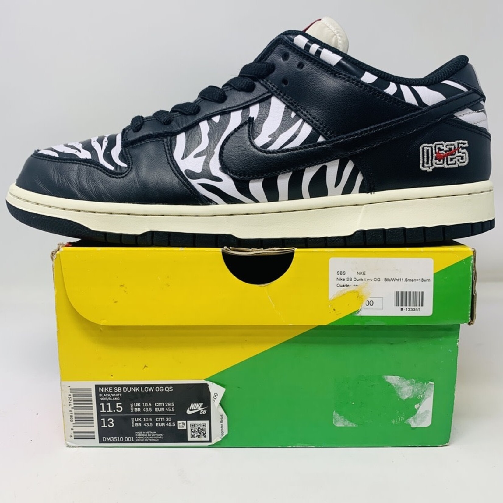 Nike dunk quartersnacks deals