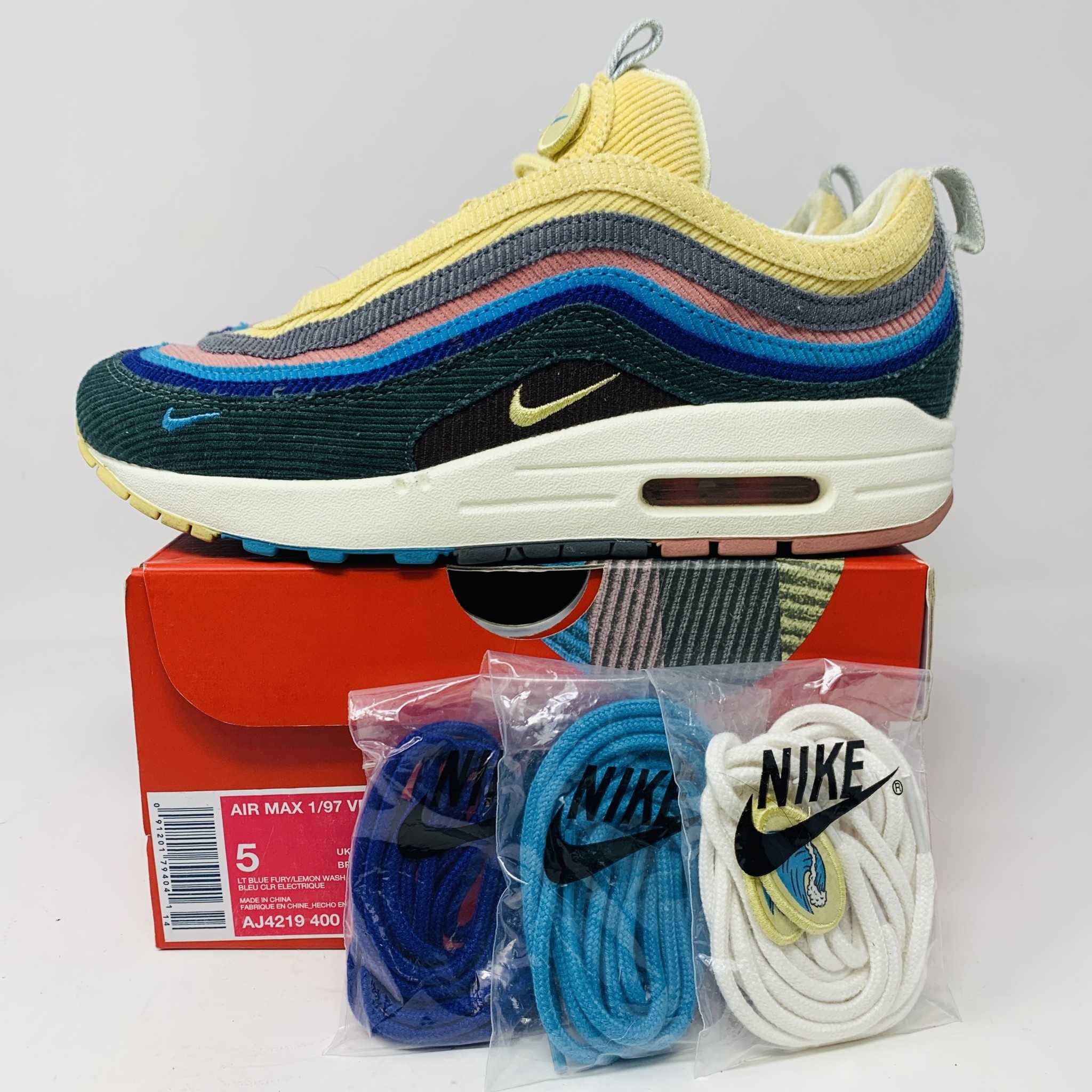 Nike Air Max 1 97 Sean Wotherspoon Extra Lace Set Only Holy Ground Sneaker Shop Buy Sell Trade Sneakers