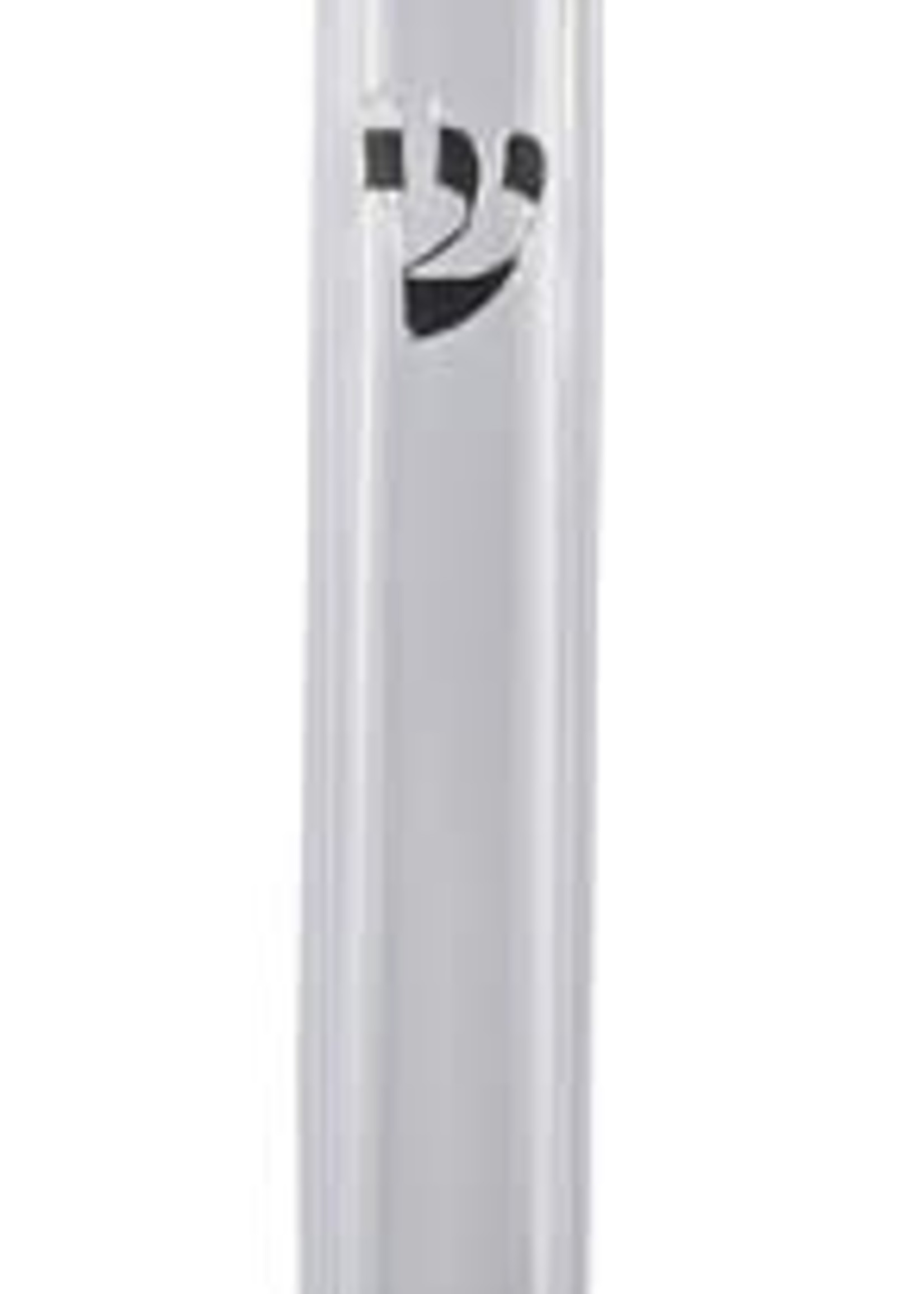 Clear Plastic Mezuzah Case Silver Shin 20cm (MZ-21078)