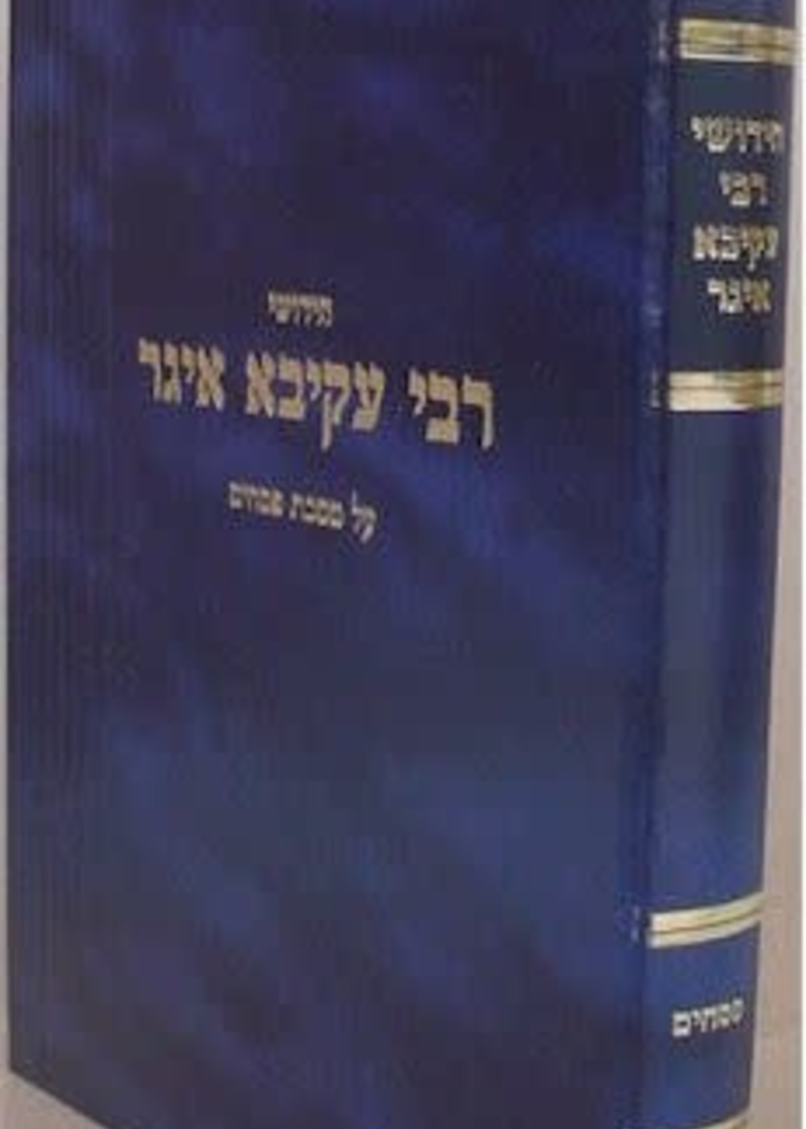 Chidushei Rabbi Akivah Eiger al Masechet Pesachim / חידושי רבי עקיבא איגר - פסחים