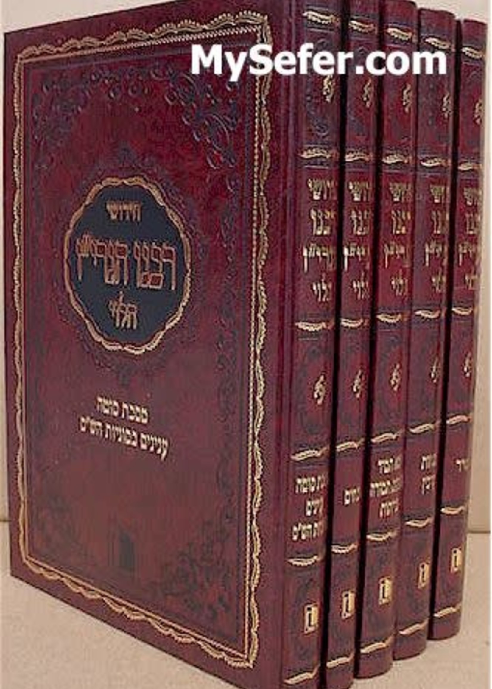 Rabbi Yitzchak Zev Soloveitchik [Hagriz] al HaShas (5 vol.) / חידושי הגרי"ז - קדשים וסוטה - ה"כ