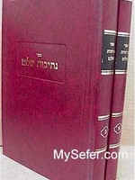 Rabbi Shalom Noach Barzovsky (Slonimer Rebbe) Nesivos Shalom al Moadim & Midos - (Slonimer Rebbe)/  נתיבות שלום על מועדים ומידות