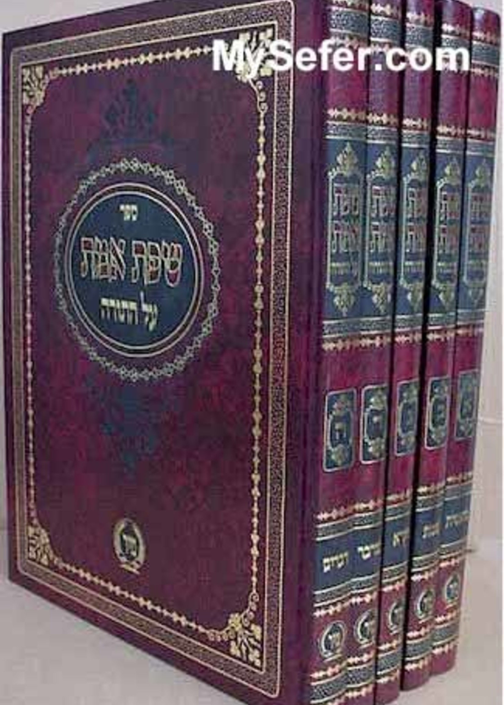 Sefat Emet al HaTorah (5 vol. - medium size)/  שפת אמת על התורה (הכרכים - בינוני)