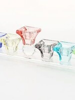 Crystal Menorah-Colored Cups/  מנורה