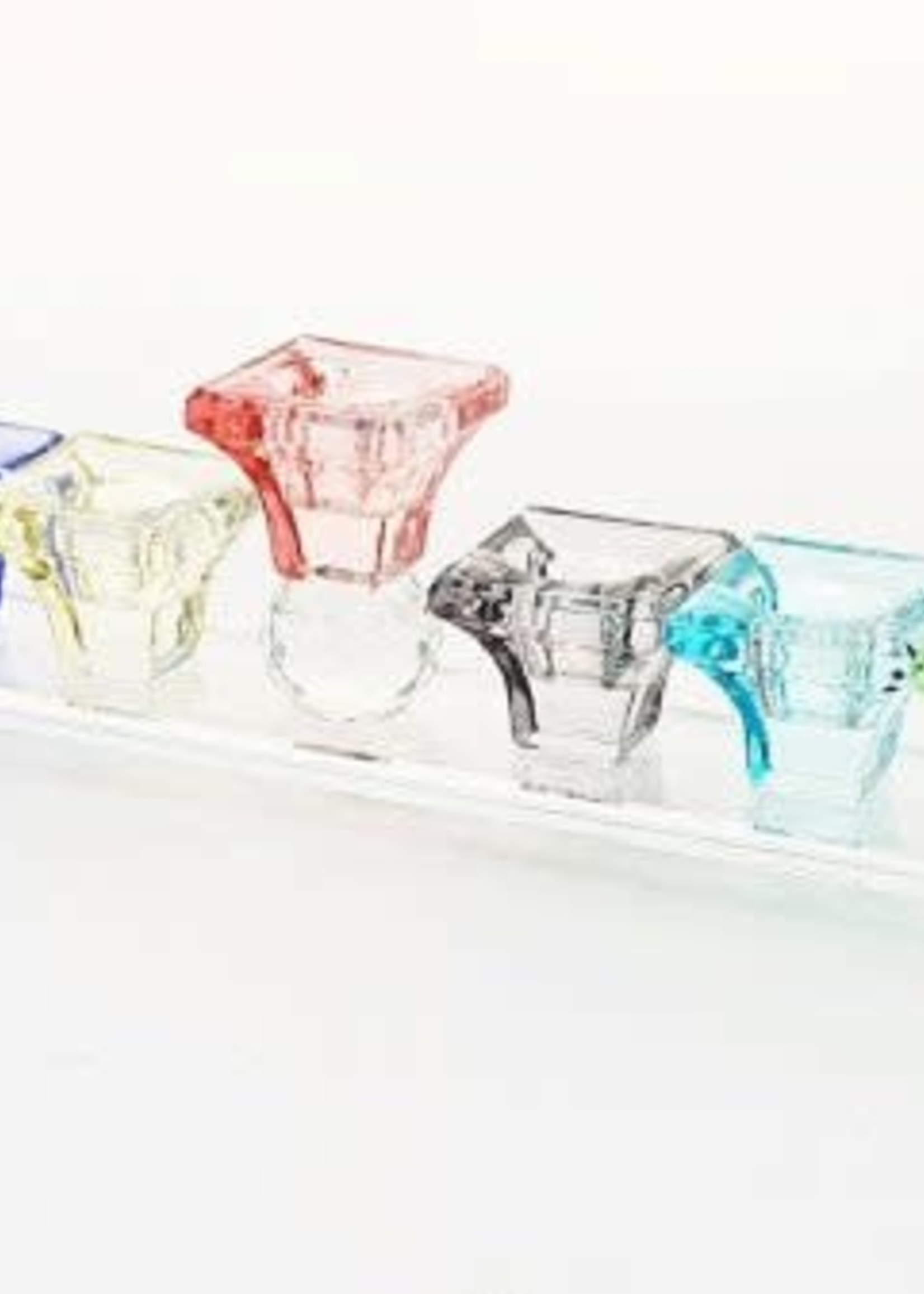 Crystal Menorah-Colored Cups/  מנורה