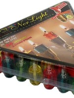 Ner Light Channukah Lights Colored -Box of 44 olive oil vials