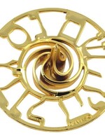 Gold Plastic Dreidel--3.5"