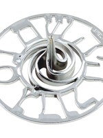 Silver Plastic Dreidel--3.5" (60 in a pack)