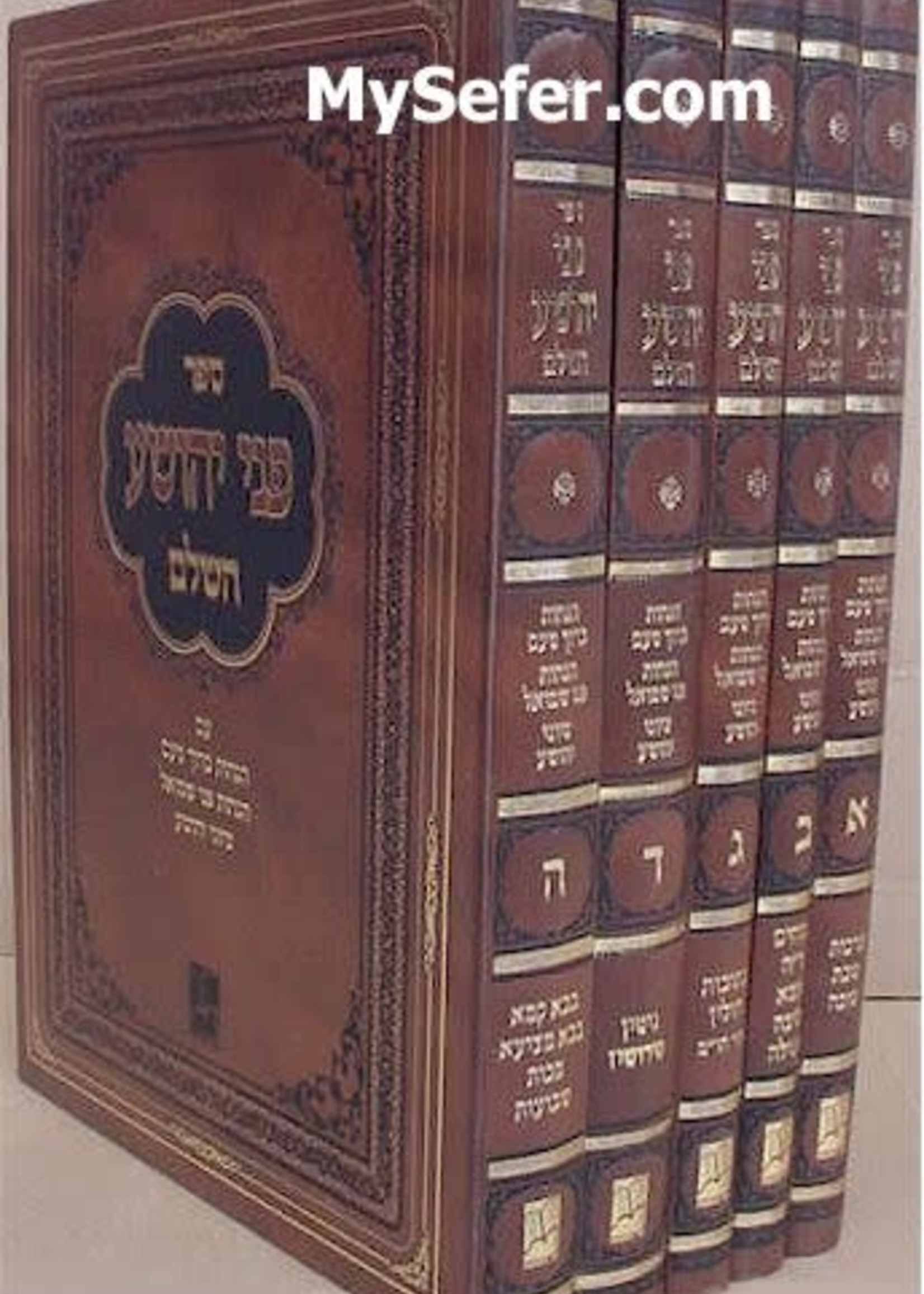 Rabbi Yehoshua Falk Pnei Yehoshua HaShalem - Rabbi Yaakov Yehoshua Falk (5 vol. - medium size)/  פני יהושע השלם ה כרכים