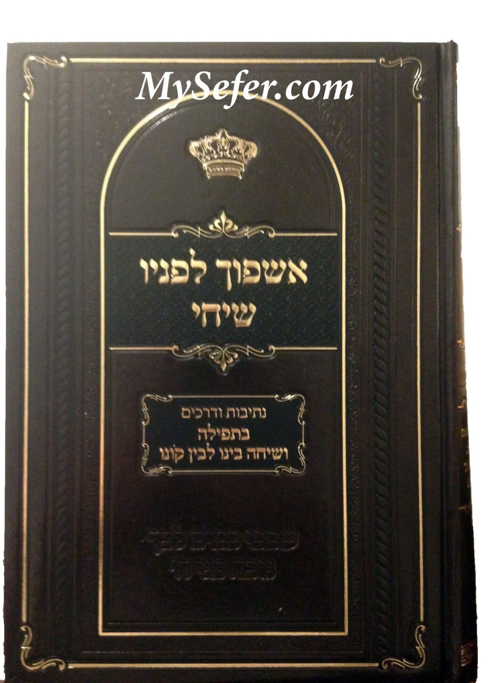 Eshpoch L'fnai Sichi/  אשפוך לפניו שיחי