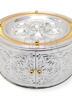 3 Tier Seder Plate Silver/Gold