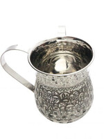 Emanuel Metal Washing Cup w/ Etchinj-Jerusalem (EM-NYY1)