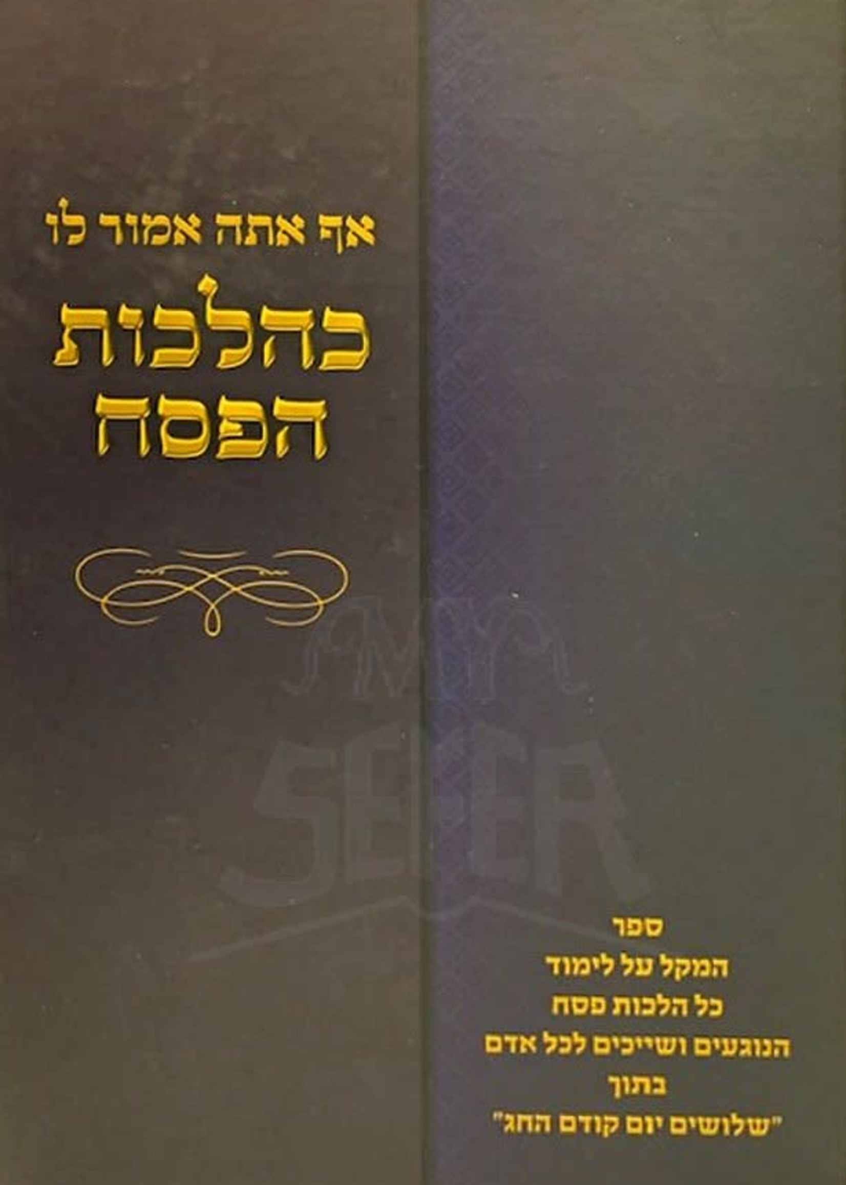 Rabbi Menachem Dan Meisels KeHilchos HaPesach/  כהלכות הפסח