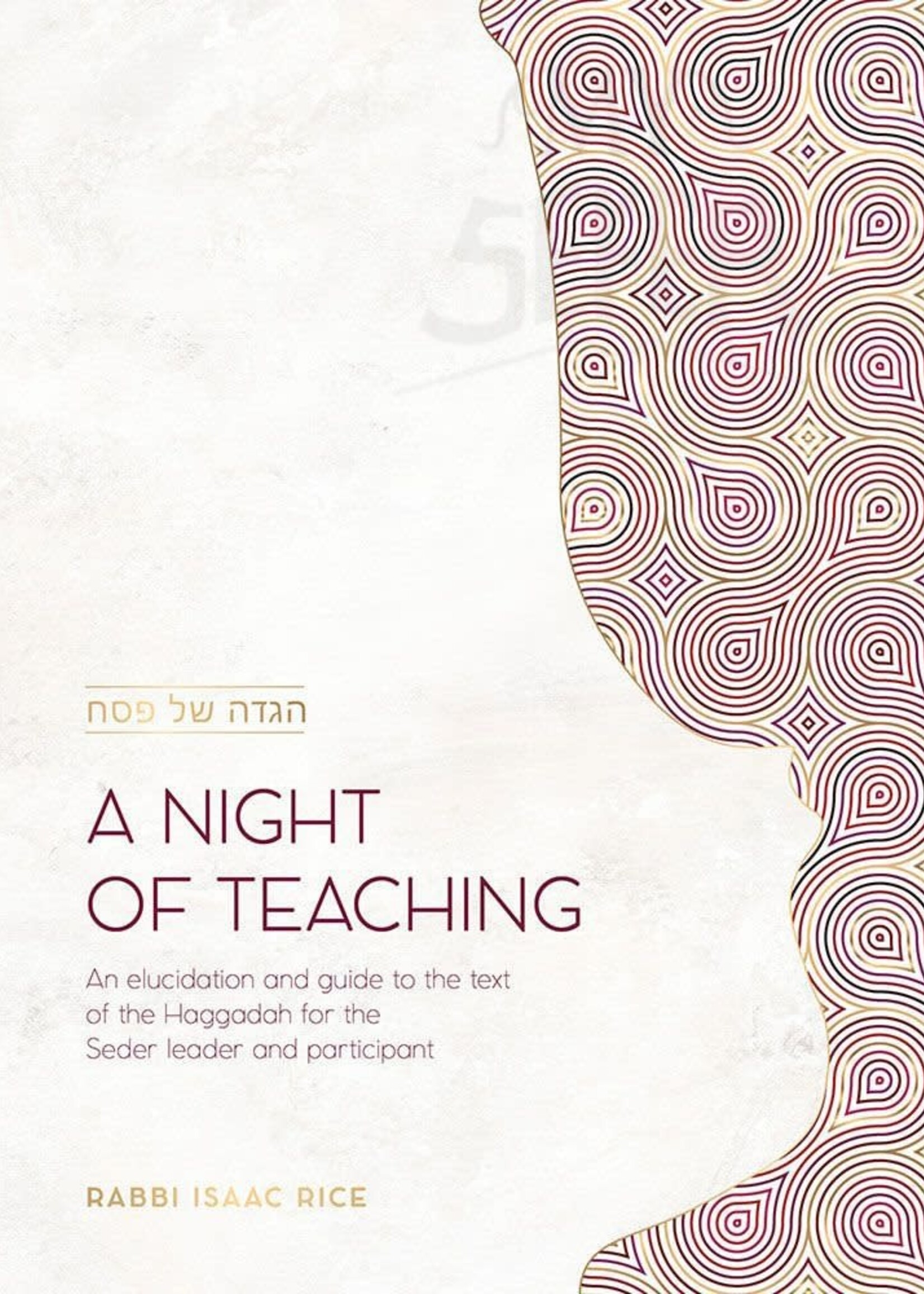 Rabbi Isaac Rice A Night of Teaching