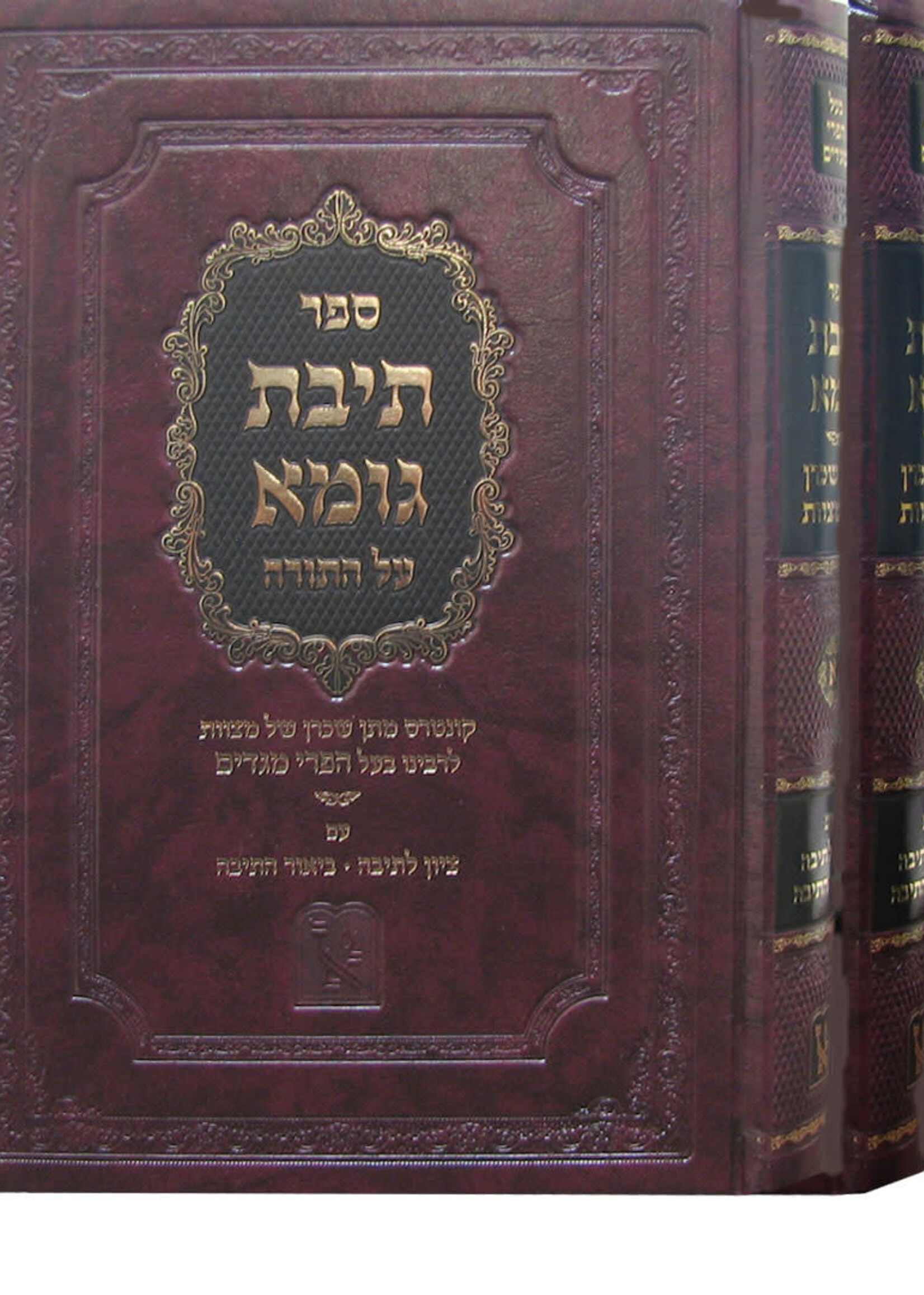 Rabbi Moshe Englard Teivas Gomeh al Hatorah 2 Vol. /  תיבת גומא על התורה ב כרכים (לבעל הפרי מגדים)