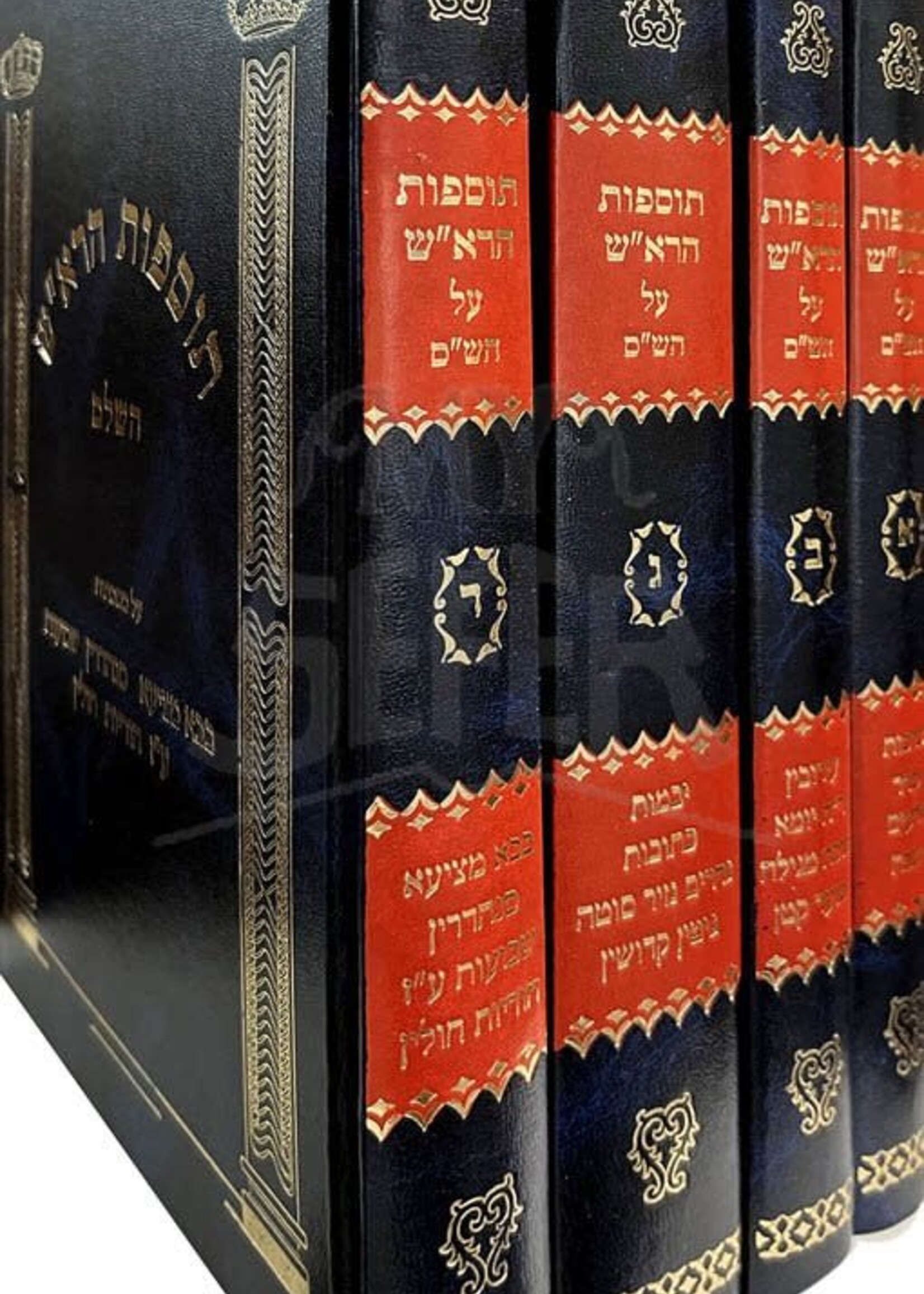 Tosfos HaRosh HaShalem - Rabbeinu Asher ben Yechiel (medium size - 4 vol.) / תוספות הרא"ש סעט ד"כ