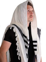 Cotton Tallis-Black Lines Size 28